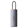 BASEUS HUB 7W1 USB-C DO 3X USB 3.0 HDMI VGA ETHERNET RJ45 DO KOMPUTERA 4K