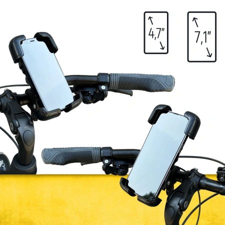 WOZINSKY UCHWYT TELEFONU DO ROWERU MOTOCYKLA HULAJNOGI NA KIEROWNICĘ WBHBK6