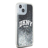 DKNY ETUI DO IPHONE 14 15 136.1 HARDCASE LIQUID GLITTER BIG LOGO OCHRONA