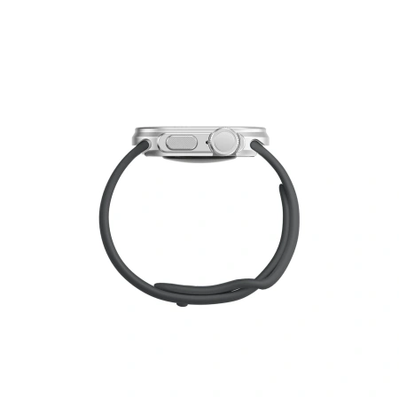 Etui metalowe AMAZINGTHING Titan Pro na Apple Watch 11 46mm aluminiowe - srebrne