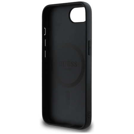 GUESS ETUI GRAINED HOT STAMP PEONY DO IPHONE 16 DO MAGSAFE Z MODERNYM