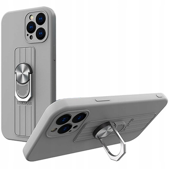 HURTEL ETUI CASE RING Z UCHWYTEM DO IPHONE 12 MINI SILIKONOWE Z PODSTAWKĄ