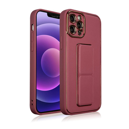 New Kickstand Case etui do iPhone 13 Pro z podstawką czerwony