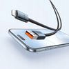 MCDODO KABEL USB-A LIGHTNING SZYBKIE ŁADOWANIE DO TELEFONU LED CZARNY 2M