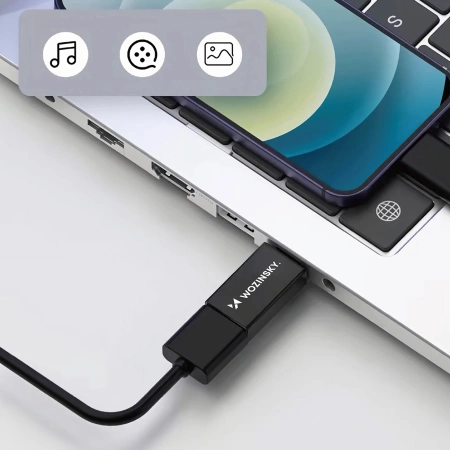 WOZINSKY ADAPTER USB-C DO USB-A 3.2 10GB/S PRZEJŚCIÓWKA SZYBKA