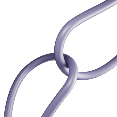 Kabel Puro ICON USB-C - USB-C 1,5m - fioletowy