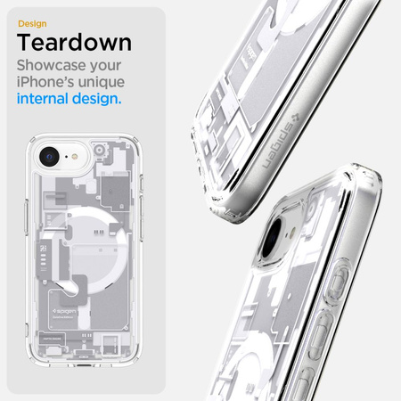SPIGEN CASE POKROWIEC MAGNETYCZNY DO MAGSAFE IPHONE 16E ZERO ONE WYTRZYMAŁY