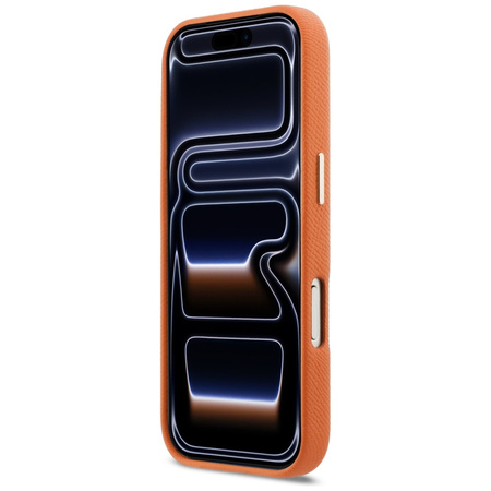 Etui Karl Lagerfeld Karl Head Logo MagSafe do iPhone 17 Pro pomarańczowy