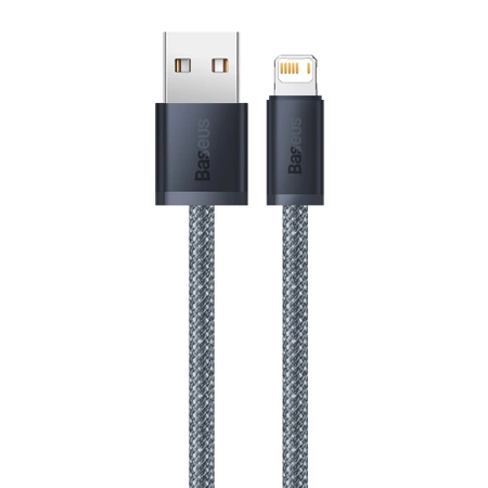 Baseus kabel do iPhone USB - Lightning 1m, 2,4A szary (CALD000416)