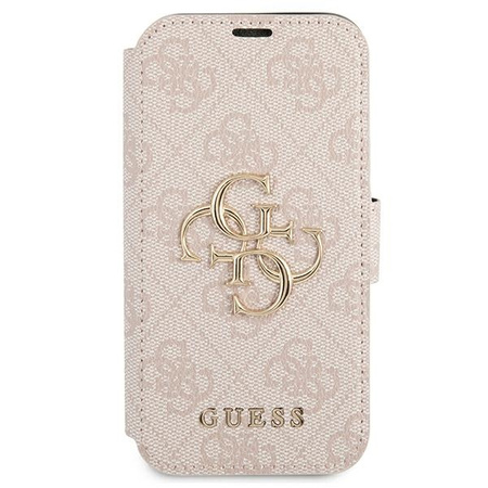 GUESS ETUI Z LOGO DO IPHONE 13 PRO MAX 6,7 KSIĄŻKA Z METALOWYM WYKOŃCZENIEM