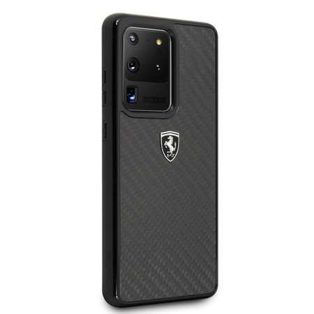 FERRARI CASE HARDCASE DO SAMSUNG S20 ULTRA G988 CARBON HERITAGE WZMOCNIONY