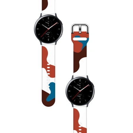 HURTEL OPASKA SILIKONOWA PASEK MORO DO ZEGARKA SAMSUNG GALAXY WATCH 46MM