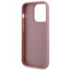 Etui Guess GUHCP14LHDGTPP na iPhone 14 Pro - różowe Rhinestone Triangle