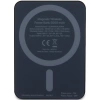 Powerbank indukcyjny Guess MagSafe Metal Script Logo 15W 5000mAh - czarny