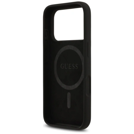 GUESS ETUI CASE SILIKONOWE DO IPHONE 17 PRO MAX LOGO MAGSAFE