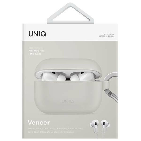 UNIQ etui Vencer AirPods Pro 2 gen. Silicone szary/chalk grey