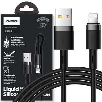 Joyroom kabel USB - Lightning 2,4A 1,2 m (S-1224N2 Black)