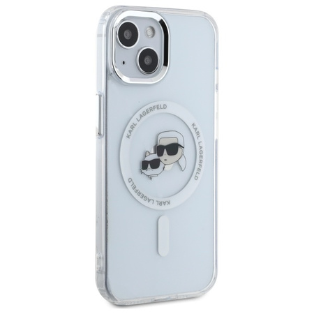 KARL LAGERFELD ETUI DO IPHONE 15 6.1 KARL&CHOUPETTE IML METAL Z DO MAGSAFE