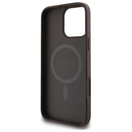 GUESS POKROWIEC DO IPHONE 16 PRO MAX 6.9 DO MAGSAFE HARDCASE RING LOGO