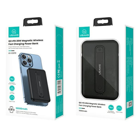 USAMS POWERBANK PB64 10000MAH DO MAGSAFE IPHONE 12 13 14 20W WIRELESS QC3.0