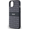 DKNY ETUI HARDCASE DO IPHONE 15 14 13 6.1 Z METALOWYM LOGO I MONO STRIPE