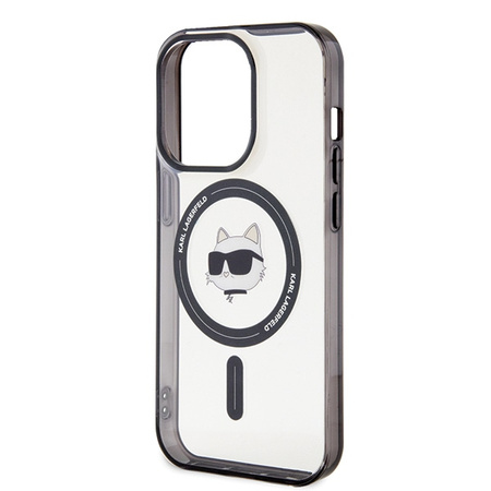 KARL LAGERFELD ETUI DO IPHONE 15 PRO 6.1 CHOUPETTE HEAD DO MAGSAFE