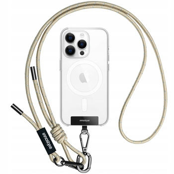 INNOSTYLE SMYCZ DO TELEFONU NA SZYJE WKŁADKA CROSSBODY MOCNA KHAKI 6MM