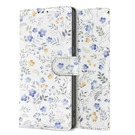 TECH-PROTECT ETUI WALLET DO GALAXY A56 5G OCHRONA Z MOTYWEM SPRING FLOWERS