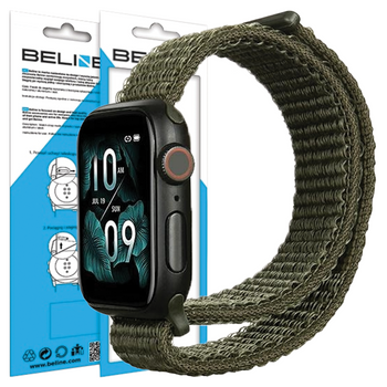 BELINE PASEK NYLONOWY DO APPLE WATCH 38/40/41MM DO APPLE WATCH ŁATWY MONTAŻ