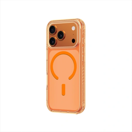Etui AMAZINGTHING Titan Pro na iPhone 17 Pro kompatybilne z MagSafe - pomarańczowe