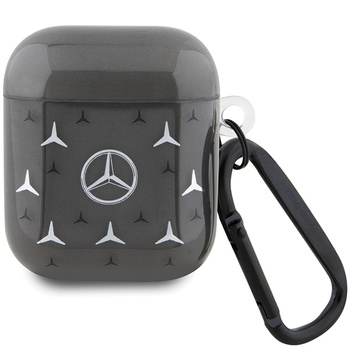 MERCEDES POKROWIEC DO AIRPODS 1 2 ETUI O CHRONIĄCE ZŁAMANE WZORY LARGE STAR