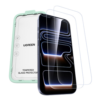 UGREEN SZKŁO HARTOWANE DO IPHONE 17 PRO 2 SZTUKI OCHRONA EKRANU