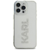 KARL LAGERFELD ETUI CASE DO IPHONE 16 PRO PRZEZROCZYSTE Z LOGO I STRASZKAMI