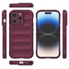 Magic Shield Case etui do iPhone 14 Pro elastyczny pancerny pokrowiec burgundowy