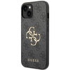 Etui Guess 4G Big Metal Logo na iPhone 15 - szare