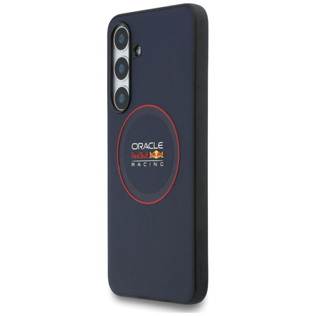 Etui Red Bull Meshed Red Ring MagSafe do Samsung Galaxy S25 FE granatowy
