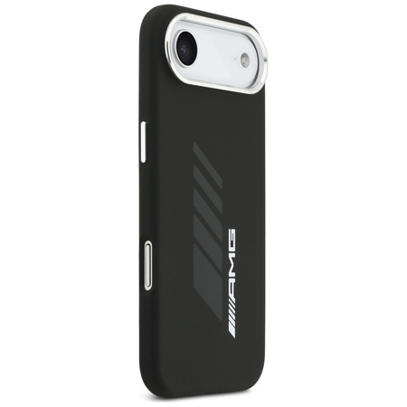 Etui AMG Silicone Oversize Rhombs MagSafe do iPhone Air czarny