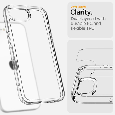 SPIGEN CASE POKROWIEC ULTRA HYBRID DO IPHONE 16E OCHRONNE WYSOKIEJ JAKOŚCI