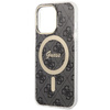 Etui Guess GUHMP13LH4STK na iPhone 13 Pro / 13 - czarne 4G MagSafe