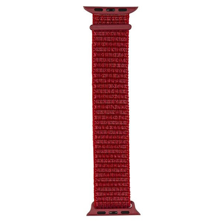 BELINE PASEK DO APPLE WATCH NYLON 38/40/41MM DO ZEGARKA WYMIENNY CZERWONY