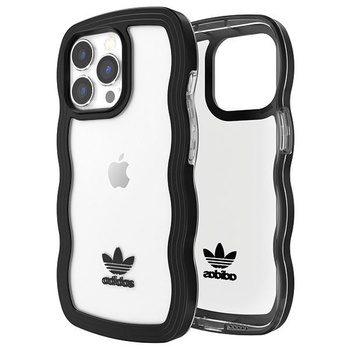 Etui Adidas OR Wavy Case na iPhone 13 Pro /13 czarny-przezroczysty/black-- przezroczyste 51900