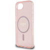 GUESS ETUI IML GLITTER CIRCLE DO IPHONE 16E DO MAGSAFE ELEGANCKIE