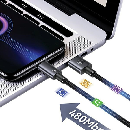 USAMS KABEL USB NA MICRO-USB 2A DO TELEFONÓW 1,2M Z SZYBKIM ŁADOWANIEM