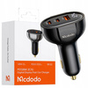 MCDODO MOCNA SZYBKA ŁADOWARKA SAMOCHODOWA MIERNIK 3X USB USB-C 128W LED