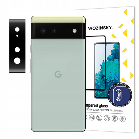 WOZINSKY SZKŁO HARTOWANE FULL CAMERA GLASS DO GOOGLE PIXEL 6 NA APARAT 9H
