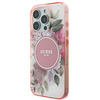 GUESS CASE DO IPHONE 16 PRO MAX 6.9 DO MAGSAFE KWIATOWE WZORY Z TONAL
