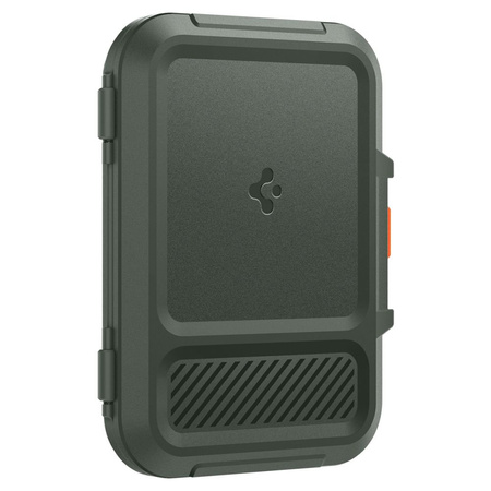 SPIGEN LOCK FIT MAGSAFE UNIVERSAL MAGNETIC CARD HOLDER MILITARY GREEN