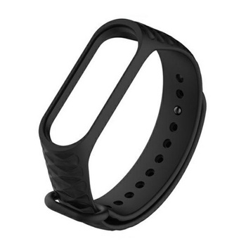 BELINE PASEK DO MI BAND 3 4 CZARNY WYGODNY MATERIAŁ DO CODZIENNEGO UŻYTKU