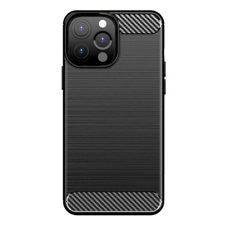 HURTEL POKROWIEC CARBON CASE ELASTYCZNE DO IPHONE 13 PRO MAX WYSOKA OCHRONA