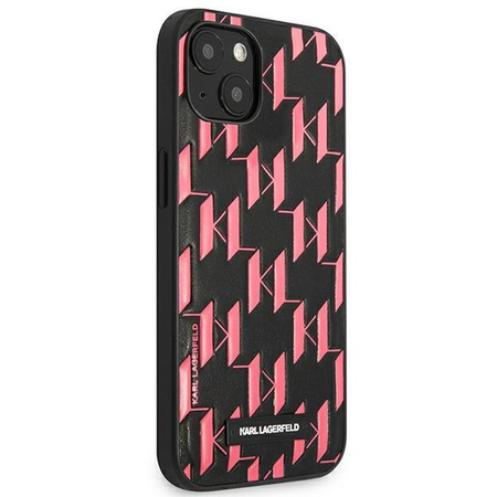 Karl Lagerfeld KLHCP13SMNMP1P iPhone 13 mini 5,4" hardcase różowy/pink Monogram Plaque